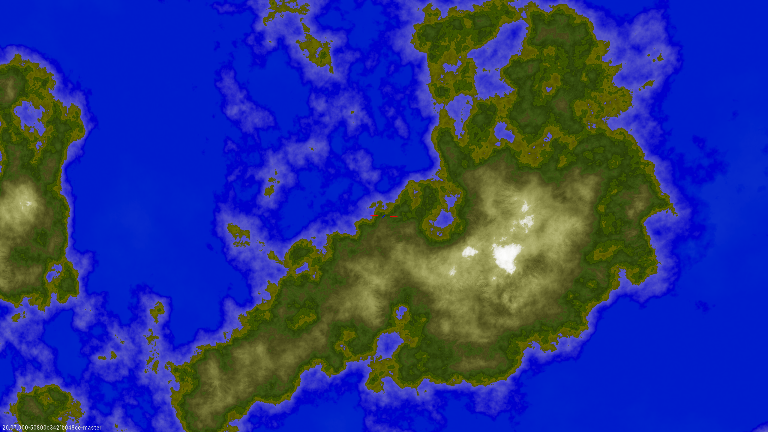 Debug visualization of island 2D