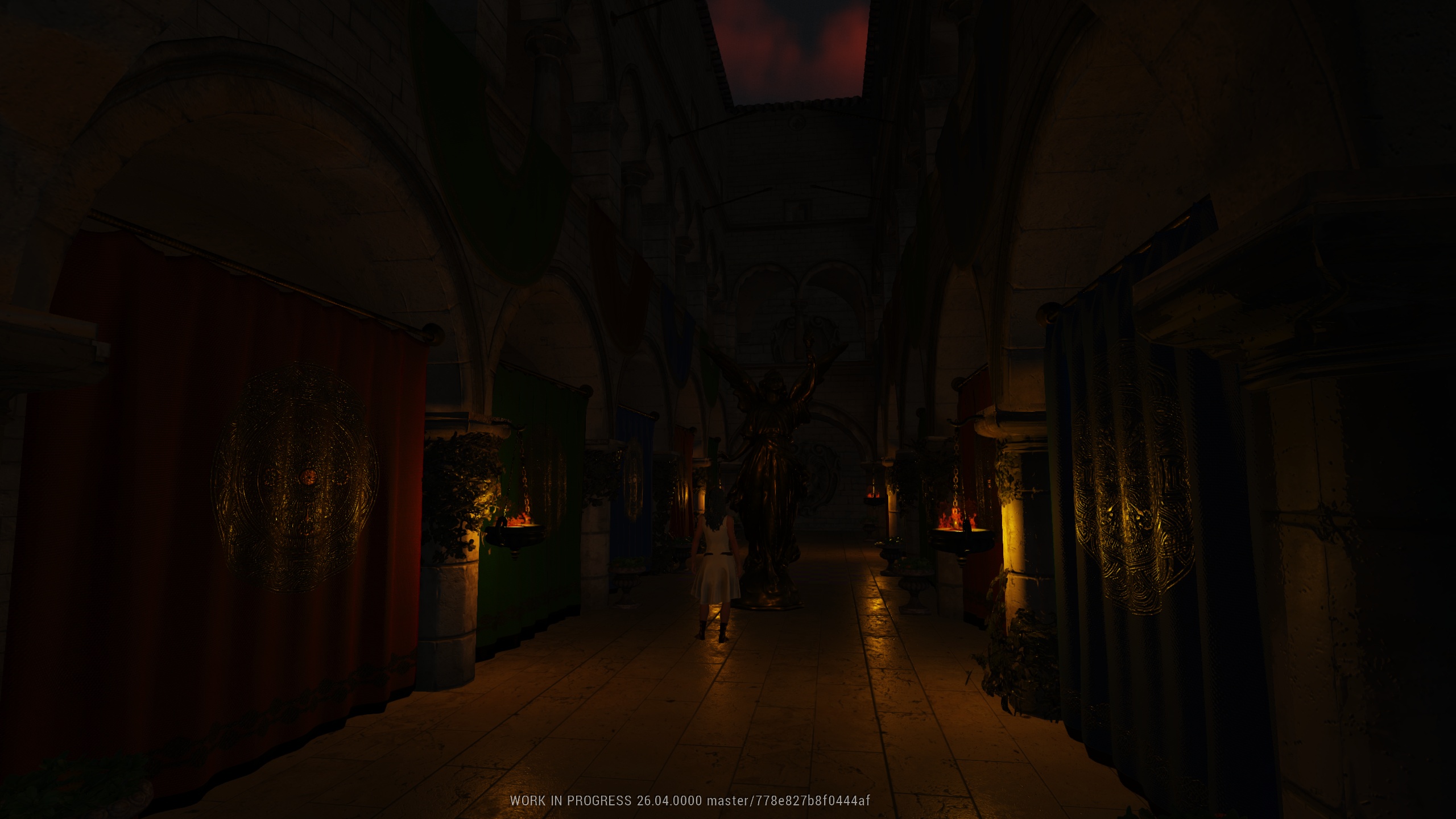 Direct and indirect lighting with only microshadows