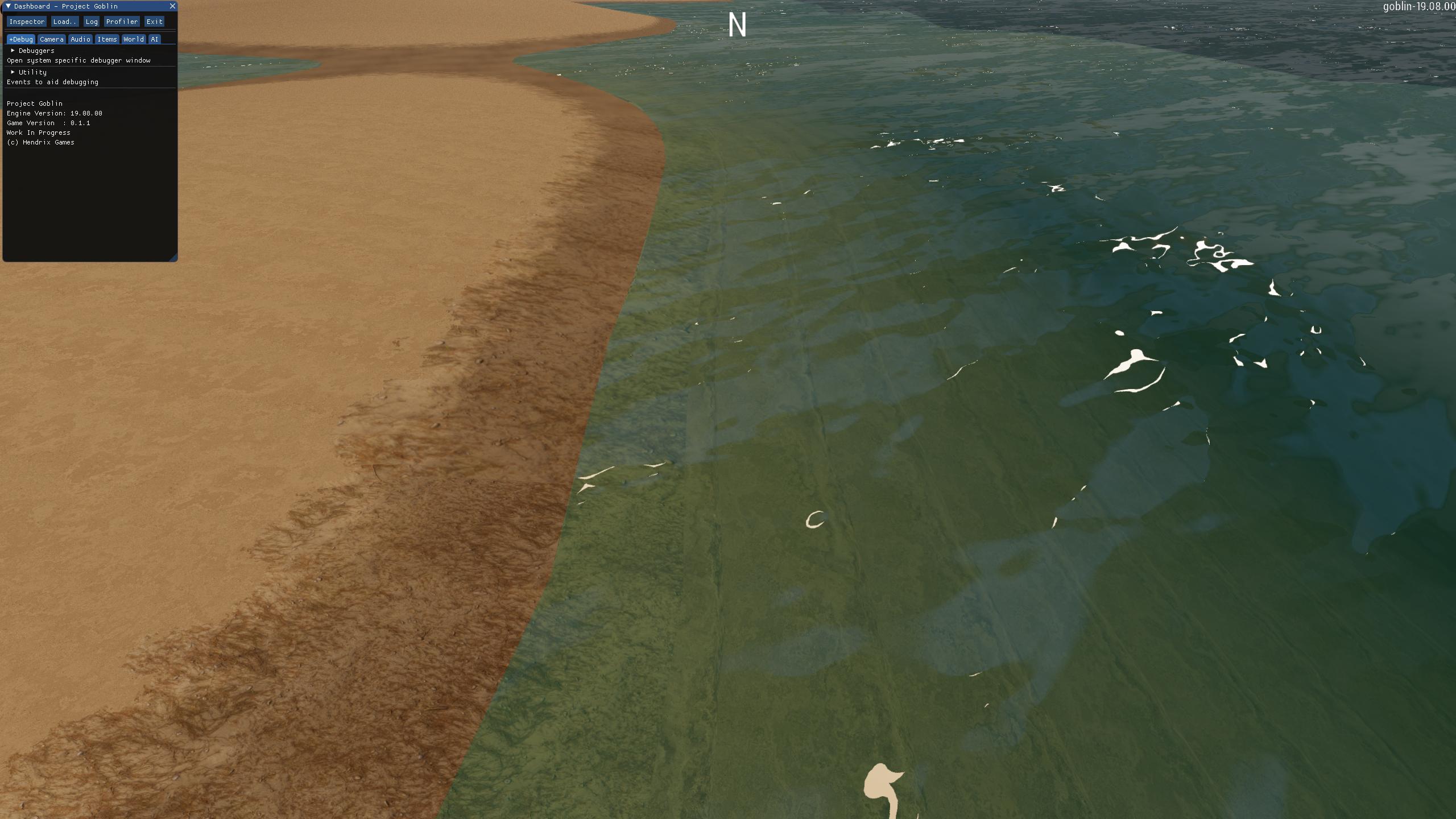 Screenshot of shoreline