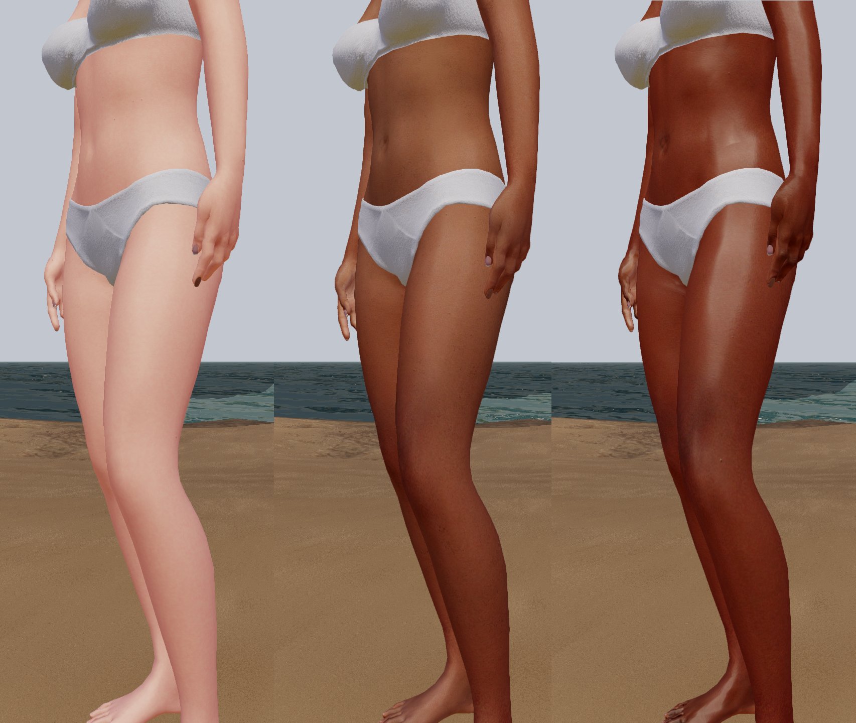 Skin tones