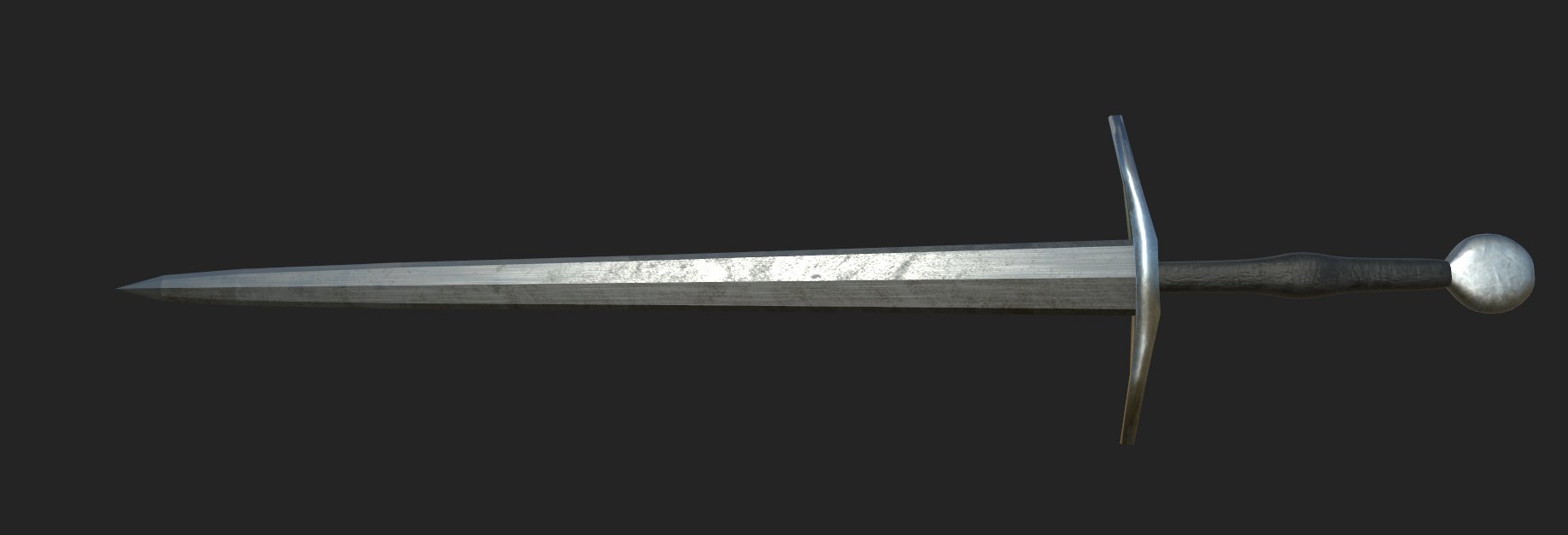 Sword with material in Substance